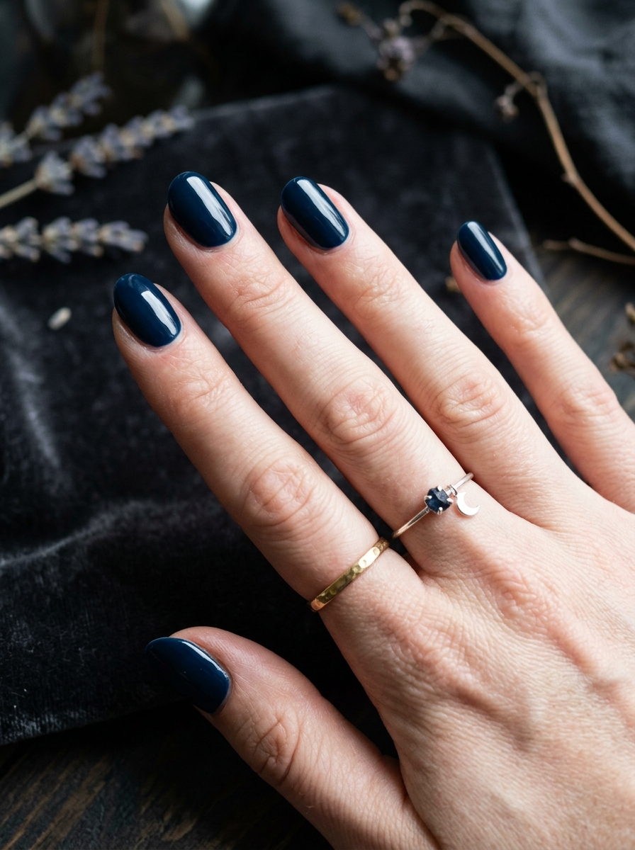 Midnight Blue Witchy Nails als Witchy Nails Inspiration 2026